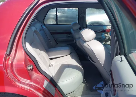 2000 Mercury Grand Marquis Ls from USA, damaged, VIN 2MEFM75W3YX690374